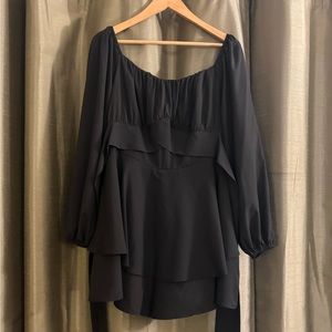 Woman's Black Romper